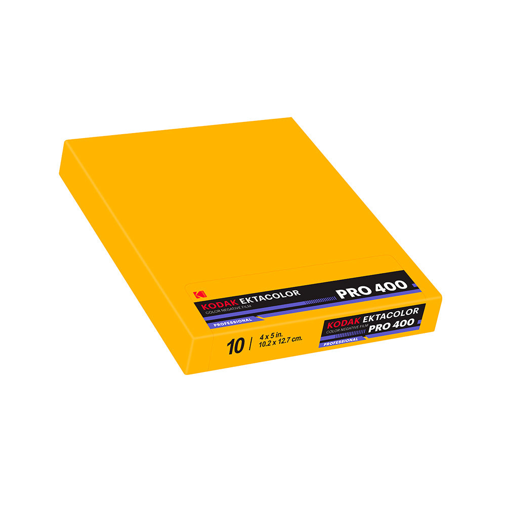 EKTACOLOR PRO 400 Color Negative Film (4x5, 10 Sheets)