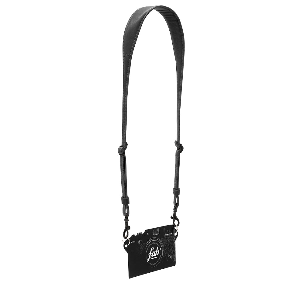 F11 Mark II Adjustable Leather Camera Strap 39'' to 55'' (Black)