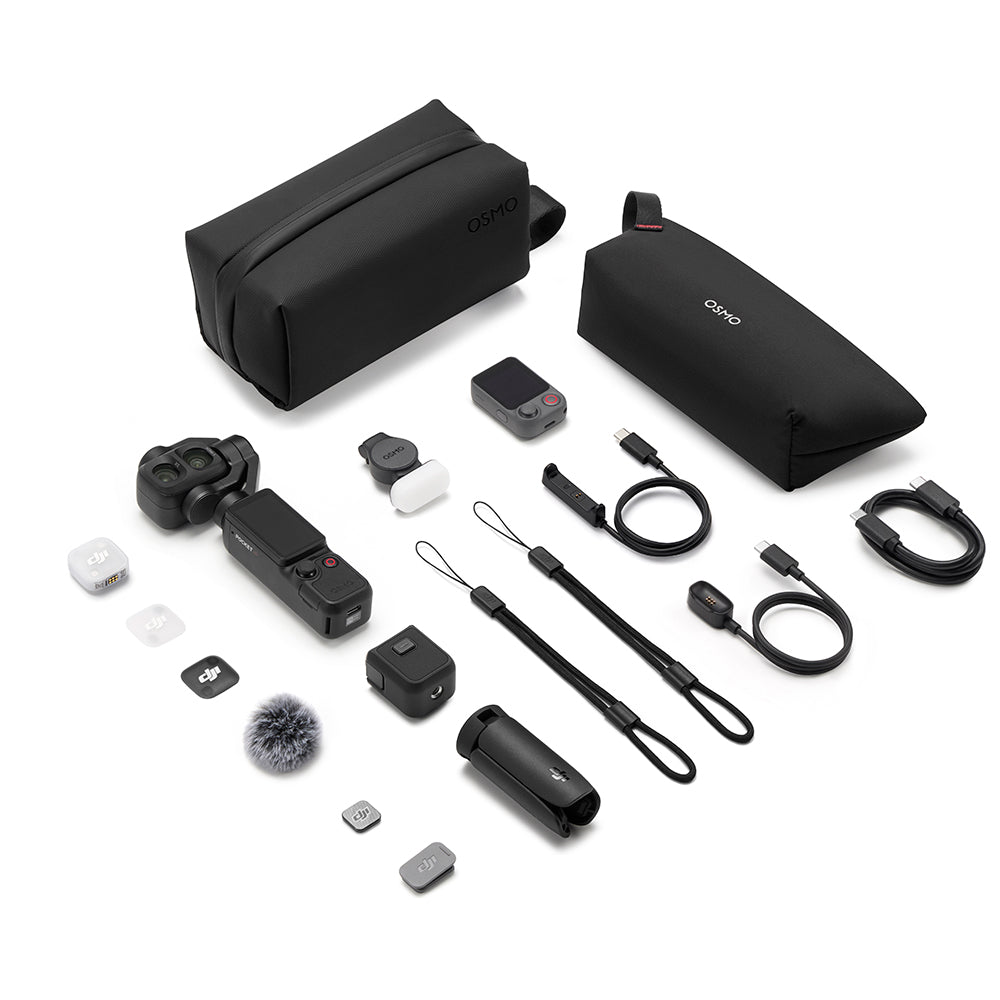 DJI Osmo Pocket 4P Édition Vlog (Noir)