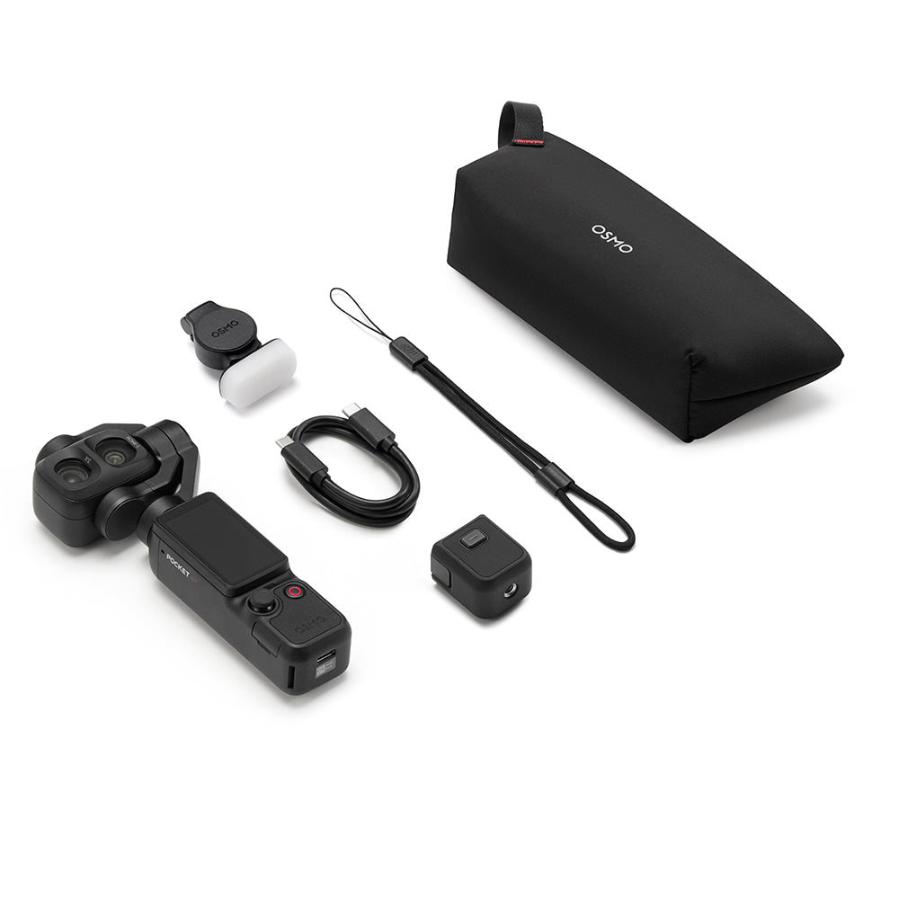 DJI Osmo Pocket 4P Édition Vlog (Noir)