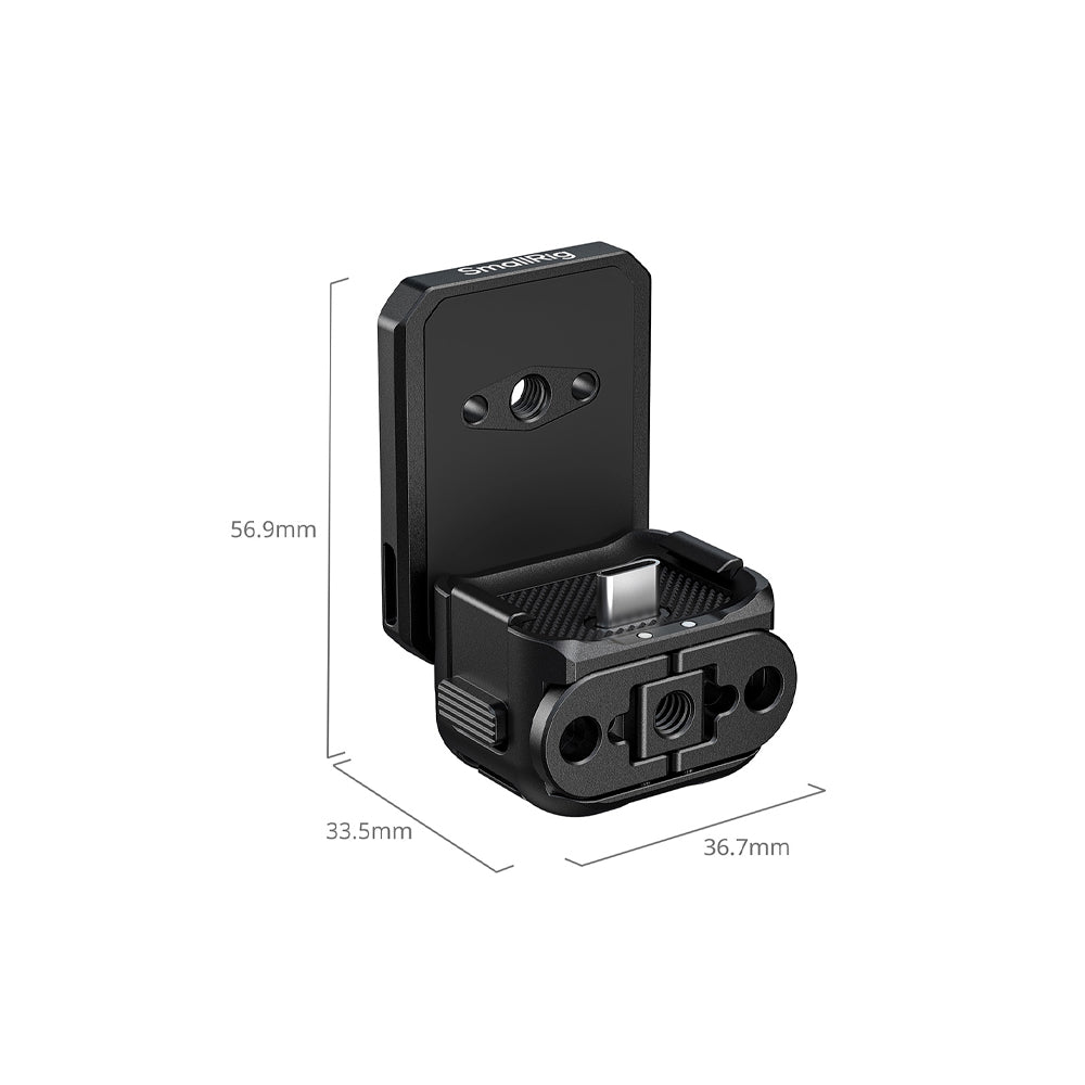 Quick Release Backplate Mount with USB-C for Osmo Pocket 4P / 4