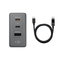 Power 140W GaN Charger with Power 7A USB-C Digital Display Cable 1m