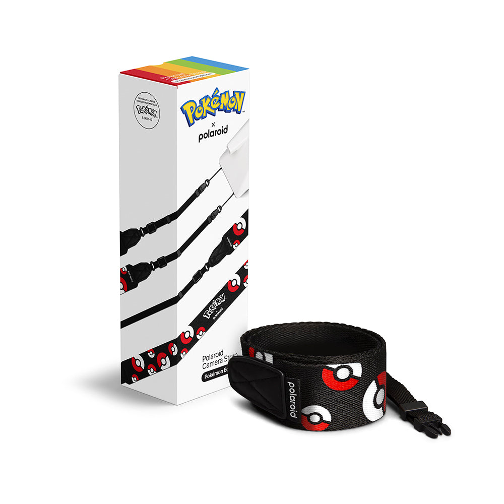 Camera Strap Flat (Pokémon Pokeball Edition)