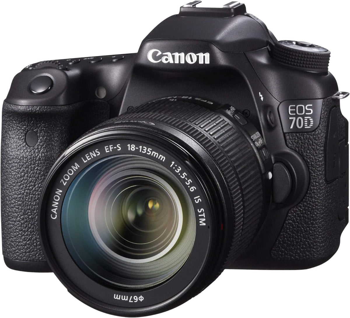 USED (8) - Canon EOS 70D + 18-135mm + Battery Grip
