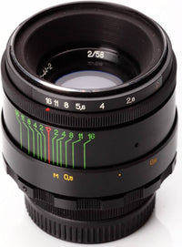 USED (8) -  Helios 44-2 58mm f/2 M42 Mount