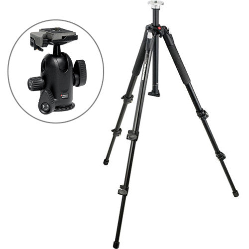 USED (8) - MANFROTTO 055XB + 498RC2