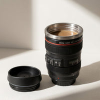 Camera Lens Mug with Stainless Steel Liner