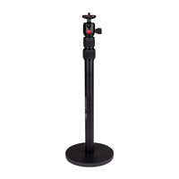 Support de table avec tête à rotule et base plate