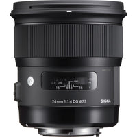 USED (8) - Sigma 24mm f/1.4 DG HSM Art for Nikon F