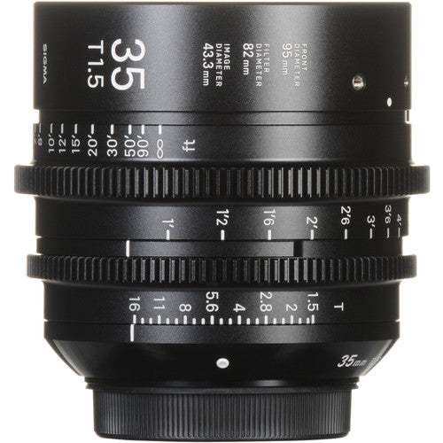 USED (8) - Sigma 35mm T1.5 for Canon EF
