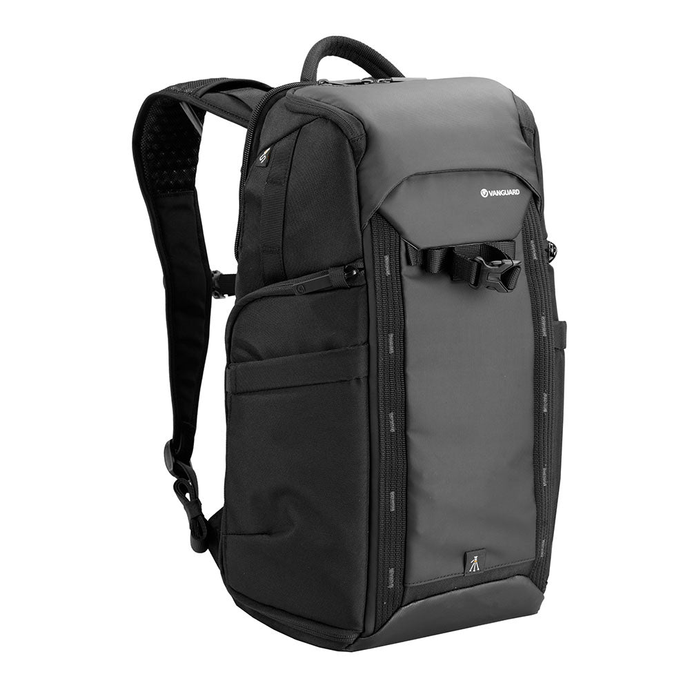 VEO ADAPTOR S46 Black Camera Backpack with USB Port – Side Access (Black)