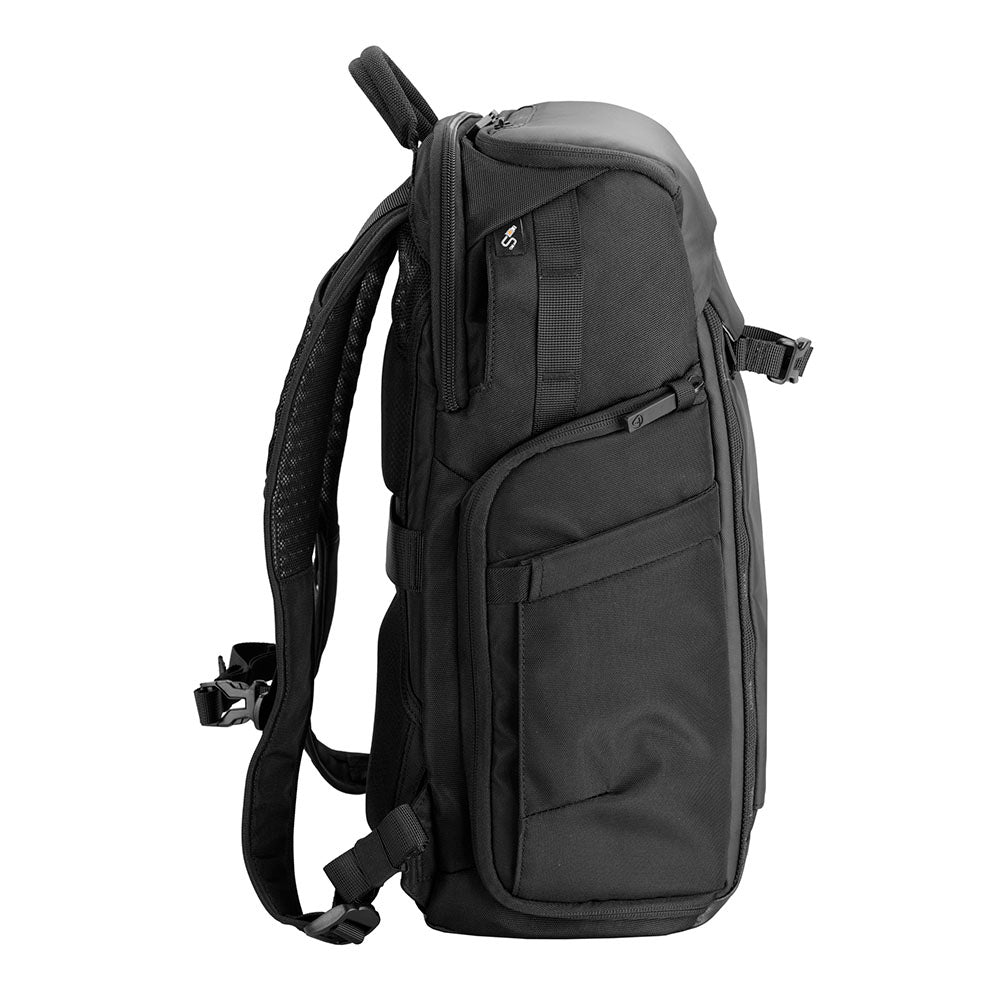 VEO ADAPTOR S46 Black Camera Backpack with USB Port – Side Access (Black)