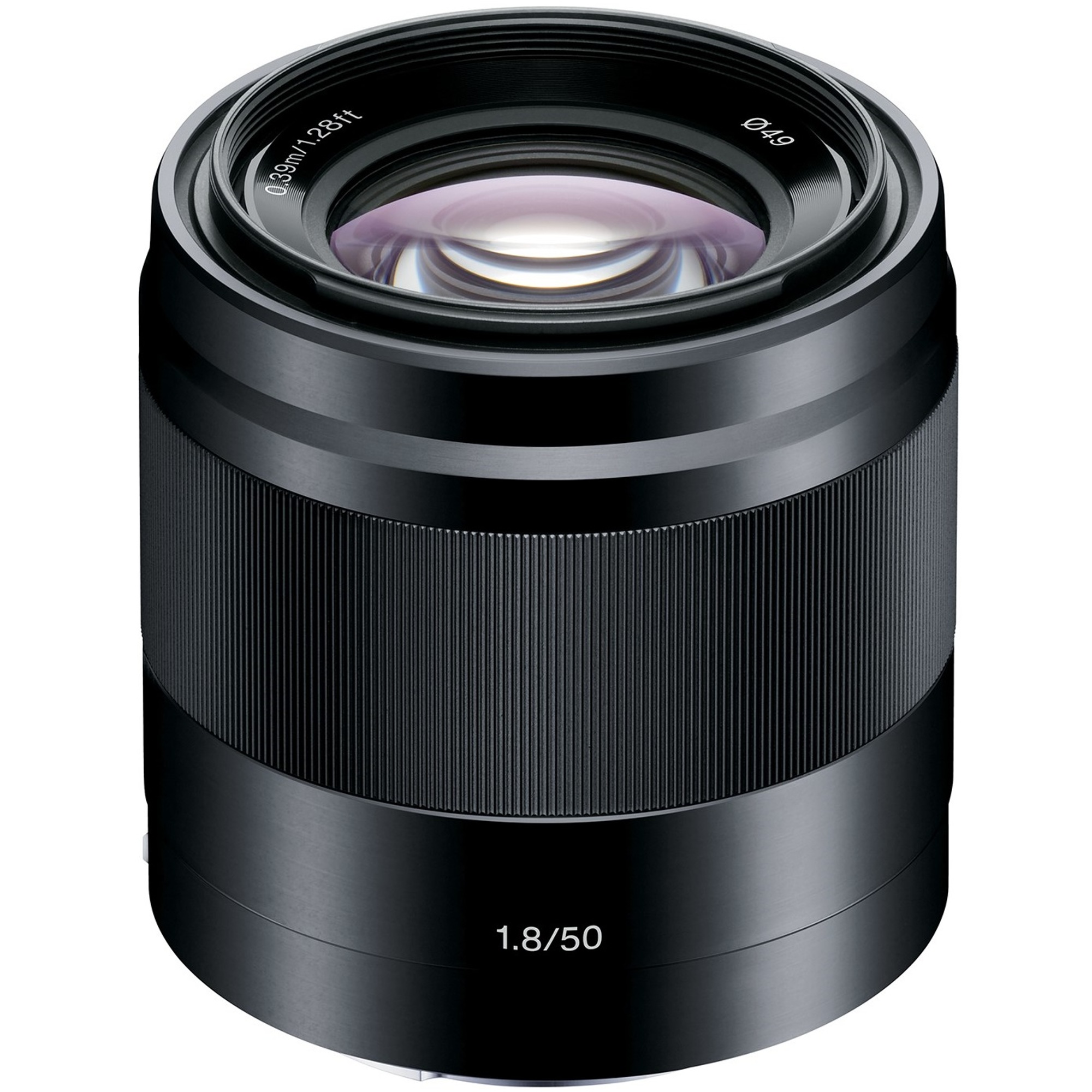 「美品 光学も極上 SONY E 50mm F1.8 OSS 新品)SONY (ソニー) E 50mm F1.8 OSS SEL50F18 シルバー（商品ID