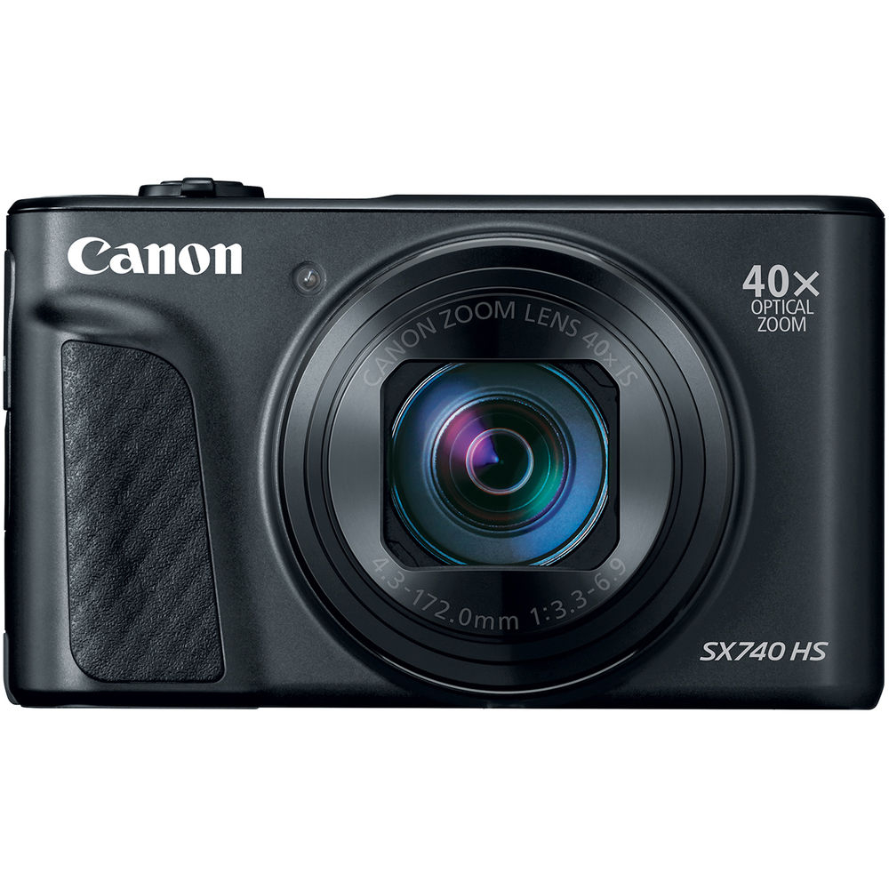Canon PowerShot SX740 HS with Case (Black) | Gosselin Photo