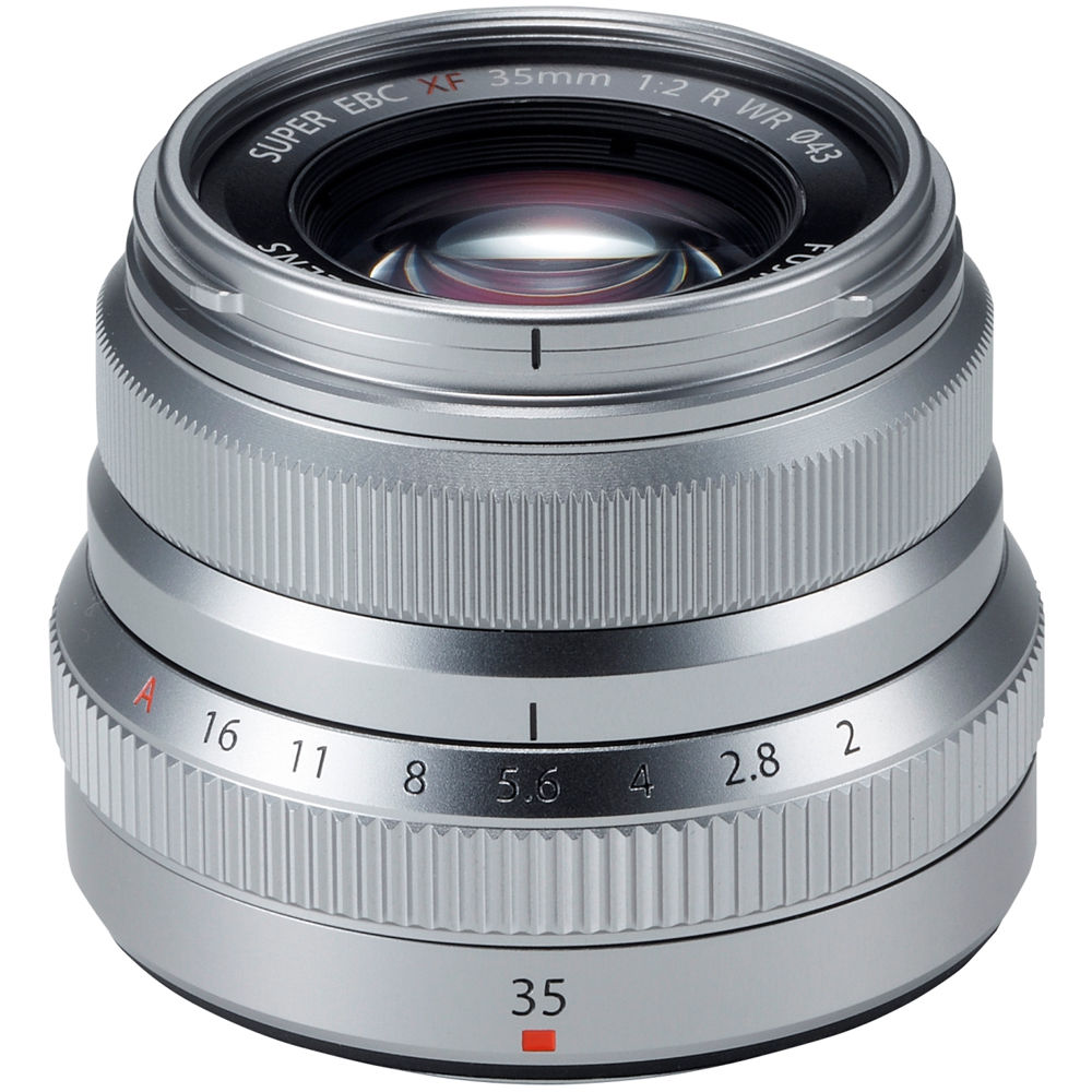 美品♪ FUJIFILM SUPER EBC XF 35mm F2 R WR FUJIFILM XF 35MM F/2 R WR (ARGENT) | Gosselin Photo