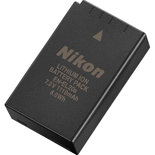 NIKON PILE RECHARGEABLE LI-ION EN-EL20A | Gosselin Photo