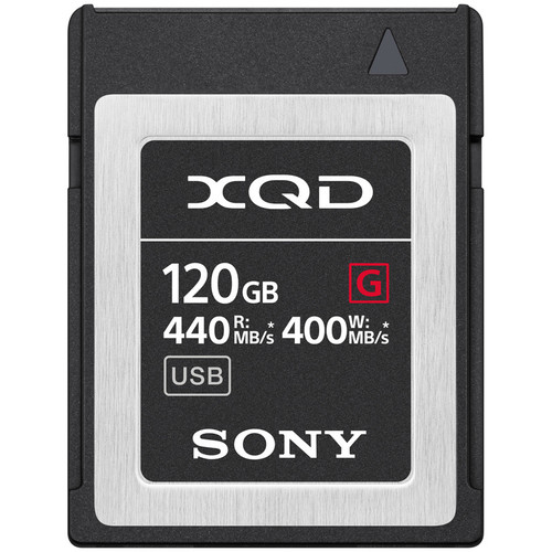 SONY CARTE XQD SÉRIE G 120GB | Gosselin Photo
