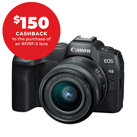 CANON EOS R8 with RF 24-50mm | Gosselin Photo