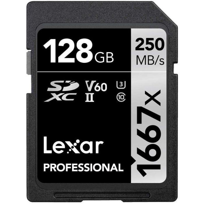LEXAR 128GB PROFESSIONAL 1667X UHS-II SDXC