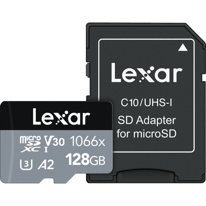 Carte mémoire microSDHC/XC V30 UHS-I U3 haute vitesse de 128 GB