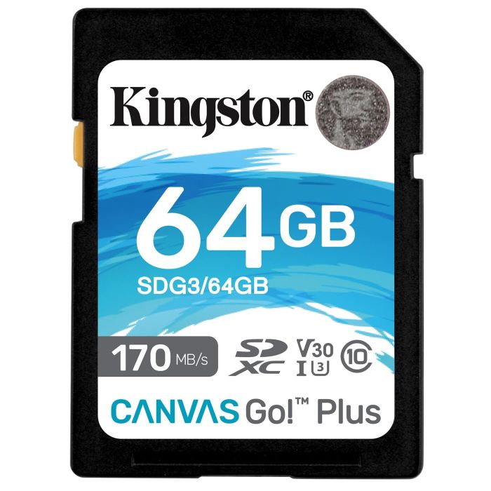 KINGSTON 64GB SDSX 170R C10 UHS-1 U3 V30