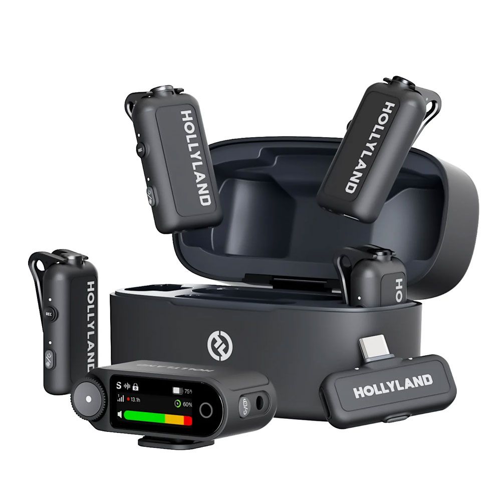 【ほぼ新品】Hollyland LARK M2 Combo Hollyland Lark M2 DUO 2-Person Wireless Microphone Systems - Trew