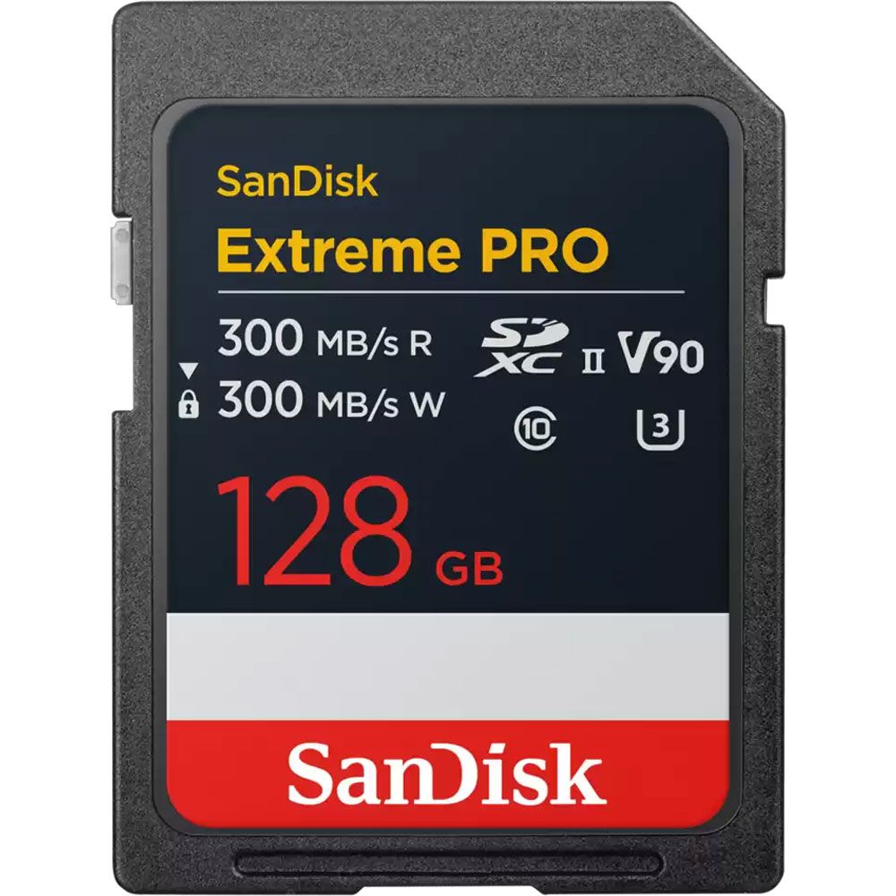 SanDisk Extreme PRO SDXC UHS-II Memory Card V90 128GB | Gosselin Photo