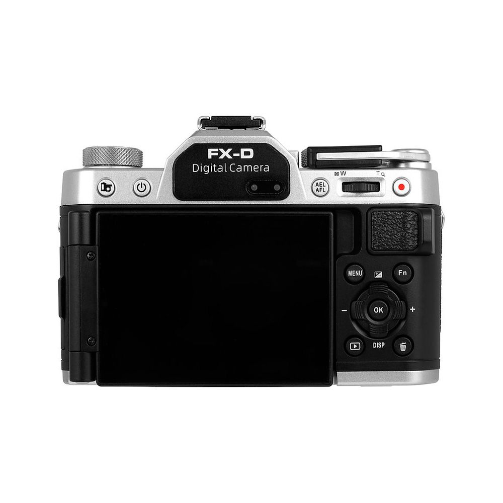 YASHICA FX-D 100 Digital Film Simulation Camera (Silver
