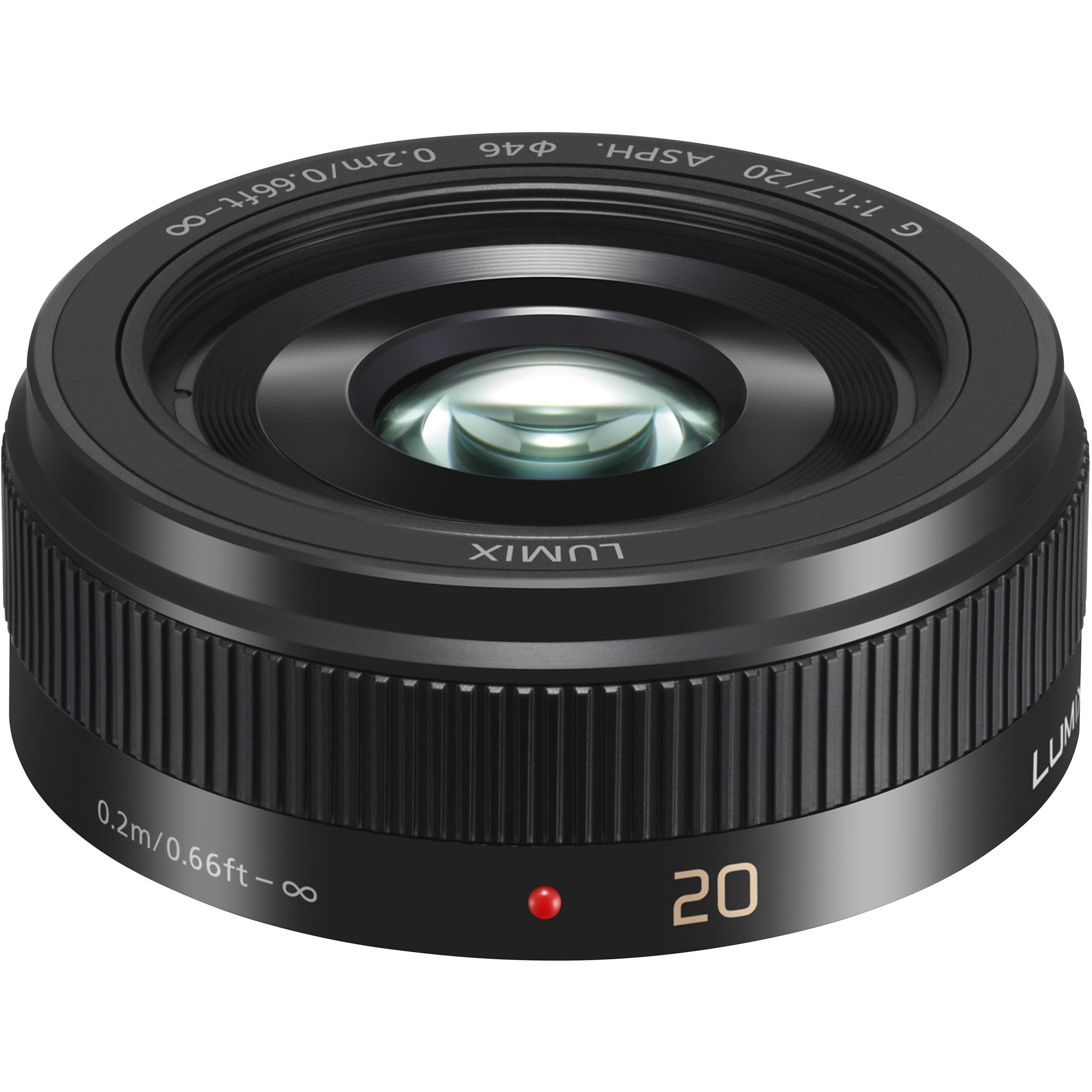 Panasonic Wide-Angle Pancake Lens Lumix G 20mm/F1.7 ASPH. H