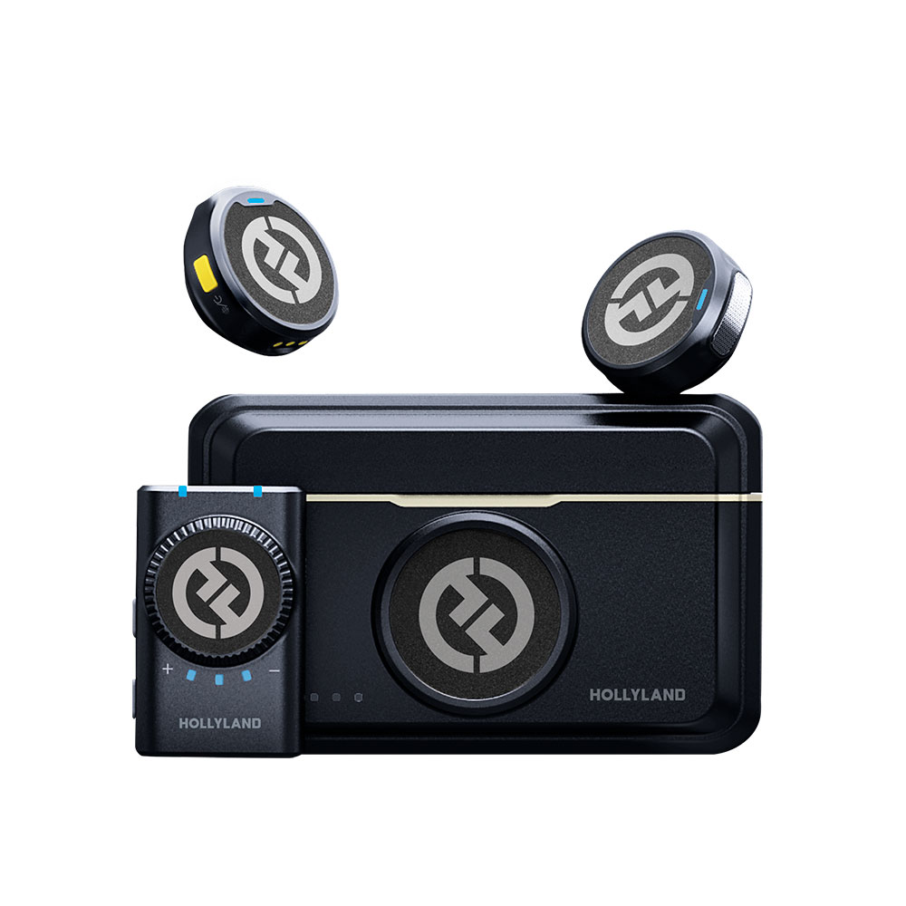 HOLLYLAND LARK M2 Duo Wireless Camera Microphone System (Black