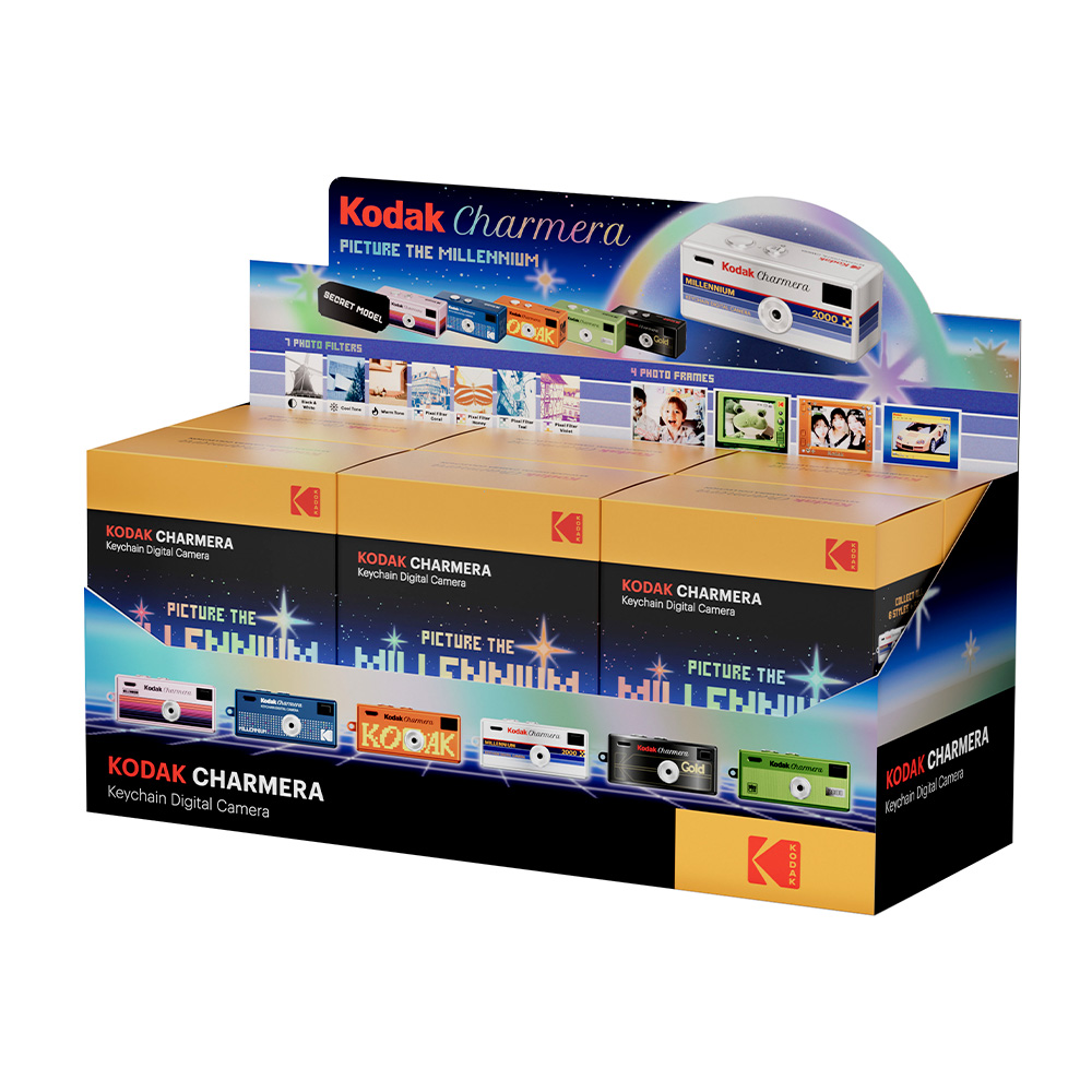 KODAK CHARMERA Keychain Digital Camera Blind Box (Whole Set, 6