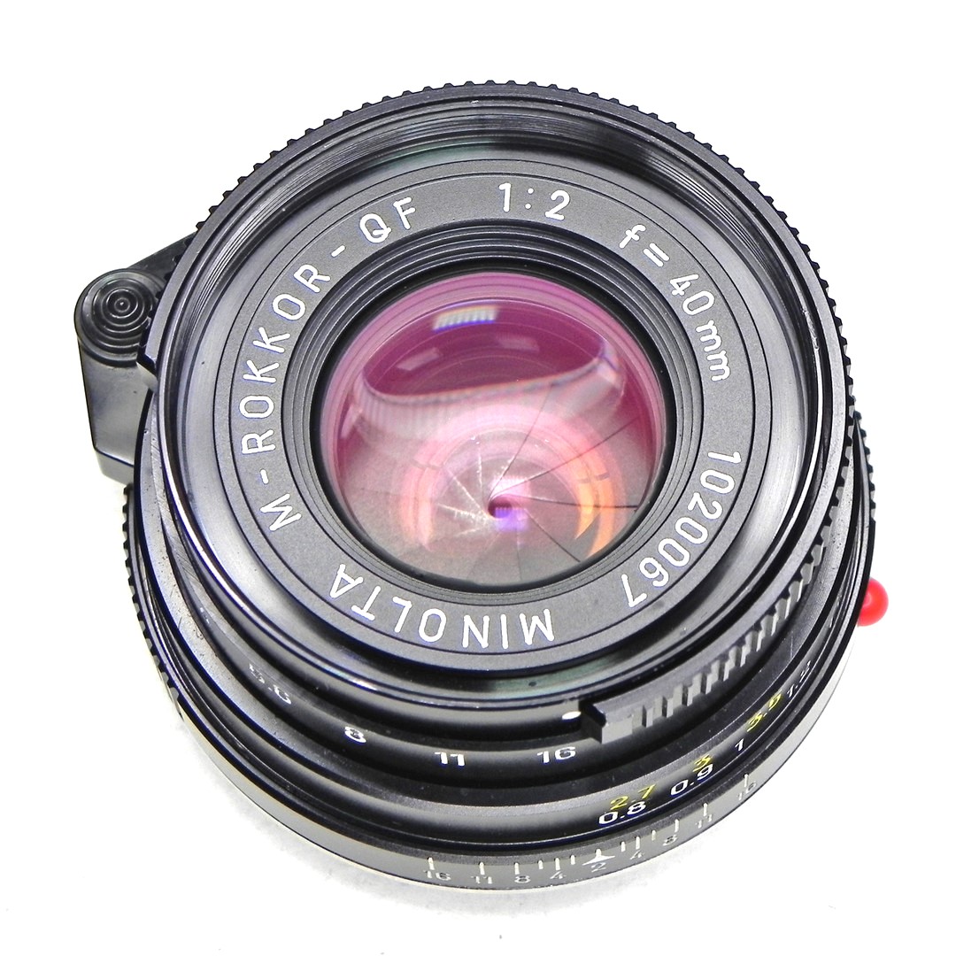 OH済】MINOLTA M-ROKKOR 40mm F2 (ライカMマウント) USAGE - MINOLTA M