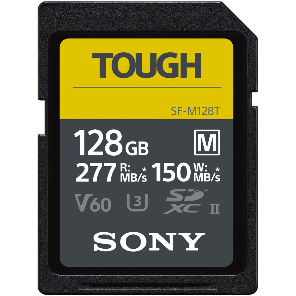 SONY CARTE SD SF-M SÉRIE TOUGH V60 128GB | Gosselin Photo