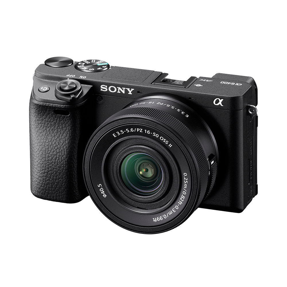 SONY α6400 カメラ E PZ 16-50mm SONY a6400 with E PZ 16-50mm f/3.5-5.6 OSS II | Gosselin Photo